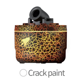 2026新款炮臺七彩裂紋香薰機智能桌面加溼器空氣加溼精油香薰機, 炮臺香薰機, 裂紋黑色-【176-USB】