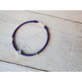 Pei accessories 佩配 蠶絲蠟線 幸運草 手鍊