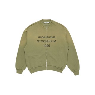 아크네 스튜디오 로고 프린트 집업 가디건