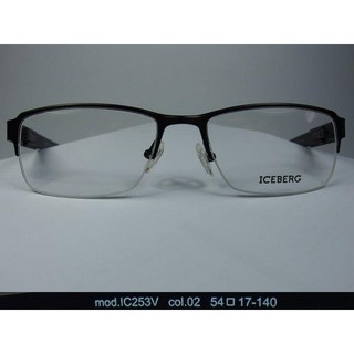 信義計劃 眼鏡 ICEBERG IC253 眼鏡 日本製 金屬方框 半框 可配 抗藍光 多焦點 全視線 變色鏡片 eye