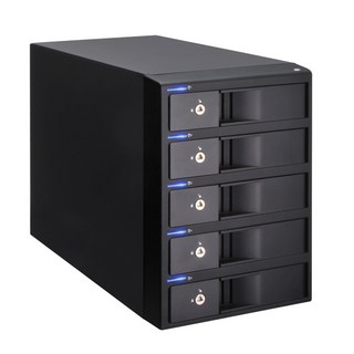 위즈플랫 PRORAID C5-US32C 5베이 USB3.2 C & eSATA 외장스토리지 대용량 외장하드 하드웨어 RAID, 50TB