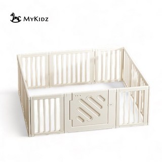 Mykidz 極簡圍欄 高68公分 遊戲圍欄 寶寶安全圍欄 兒童圍欄, 1個, 極簡圍欄120*160-純白