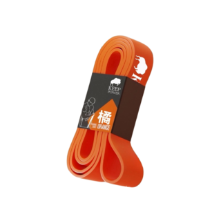 KEEP POWER 健身彈力帶 阻力帶 彈力繩 訓練帶 瑜珈帶, 橘色, 1個