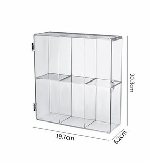 透明手辦收納盒 盲盒展示櫃 21.5*6.5*22CM (單個), 1個, 【爆款】潮玩手辦展示盒