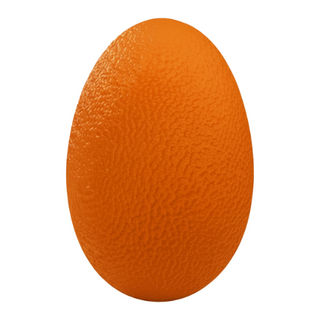 LEZER 雞蛋握力球 25磅 手部肌肉訓練 台灣品牌, 橘色, 1個