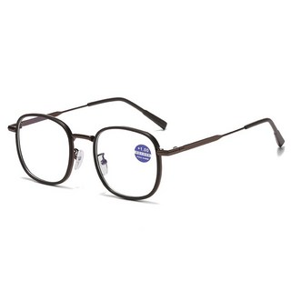 維新光學UV400老花眼鏡 復古圓框濾藍光 輕盈舒適 大框修顏 男女通用