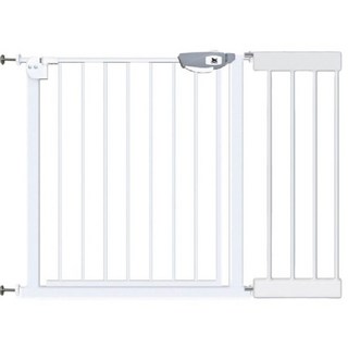 KIDS PARK 兒童安全門欄 安全門欄 高100cm x寬 75~84cm 白色B款 室內圍欄 室內安全防護, 白色