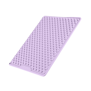 雙面可用指壓慢跑墊 安全矽膠 柔軟耐用 居家運動健身按摩墊, 紫色, 1個