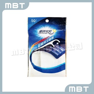 【優詩可莉】超細滑牙線棒 50支 / 包, 1個