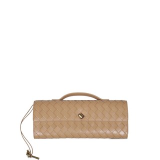 보테가 베네타 안디아모 인트레치아토 레더 클러치