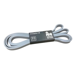 Hyper Nutro 黑色 65磅 彈力帶 TPE材質 多功能拉力帶, 【質感灰】強化TPE彈力繩, 1個