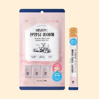 朝貢 我愛山羊奶肉泥 荷蘭山羊奶雞胸肉 貓狗點心 15g x 4條 新包裝, 1個