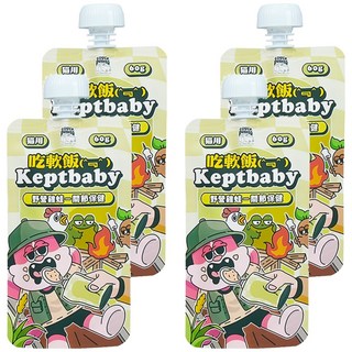 COUCH POTATO 沙發馬鈴薯 吃軟飯貓咪主食餐包, 野營雞蛙, 60g, 4入