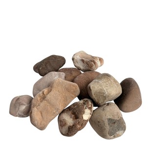 紅木化卵石 4kg/裝 包裝石 紅色 鵝卵石 石頭 石 天然石 海石 地舖石 卵石 庭院舖石 水族, 紅棕色