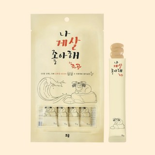 【韓國朝貢】我愛系列肉泥 山羊奶 紅螃蟹 紅鯛魚 銀刀魚 寵物零食 15g x 4入, 1個, 我愛紅螃蟹