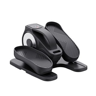 智能電動踏步機 手腳兩用 雙向轉動 靜音運動, 黑色