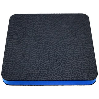 喬伊斯 30mm加厚超慢跑墊 跳繩墊 瑜珈運動墊 健身墊 隔音減震墊 平衡墊 跪墊 坐墊 跑步墊, 黑色/中間顏色隨機, 1個