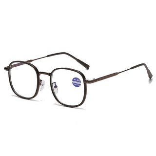 維新光學UV400老花眼鏡 復古圓框濾藍光 輕盈舒適 大框修顏 男女通用