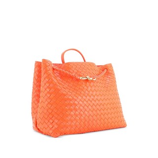 보테가 베네타 중고 안디아모 탑 핸들 백 인트레치아토 나파 라지 토트 백