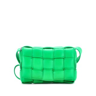 보테가 베네타 중고 카세트 패딩 맥시 인트레치아토 레더 스몰 크로스 백