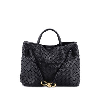 보테가 베네타 중고 안디아모 탑 핸들 인트레치아토 나파 미디엄 사첼 백