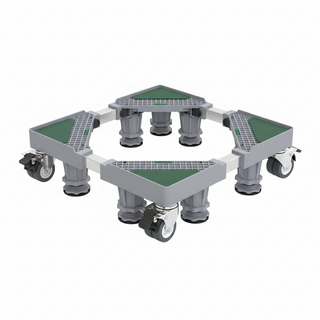 【不鏽鋼 承重400kg】洗衣機架 洗衣機底座 洗衣機架高 洗衣機底拖 洗衣機底座支架 洗衣機加高底座 洗衣機底座, 灰色, 1個, 洗衣機架