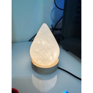 白玉造型招財燈 開運燈 USB隔日到貨 尺寸8/12公分精緻款, 白玉水滴