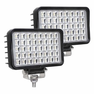 Exzeit 120W 6인치 트랙터 작업등 10400Lms 굴착기 홍수등 오프로드 조명 농장 엔지니어 트럭 12/24V에, 80W, 1개