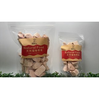 皮皮食堂 凍乾雞肉丁 天然寵物零食, 1個, 50g試吃裝有認證 寵物零食台南溫體凍乾雞肉丁, 1份