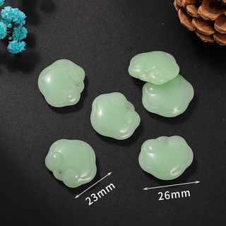 青玉 綠玉 白玉 平安鎖 吊墜 吊飾 13號