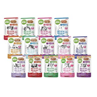 愛喜雅 AIXIA 妙喵主食軟包 - 貓餐包 貓咪主食, 1個, 41雞肉+牛肉+鮭魚 70g, 70g, 雞肉牛肉鮭魚