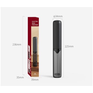 奶泡機 打奶器 咖啡奶泡機 無線充電 手持式 攪拌機 打蛋器 烘培攪拌 露營外出, 黑色