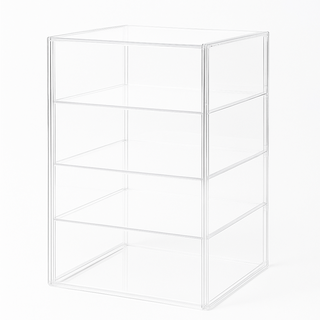 透明壓克力模型展示盒 公仔收納防塵展示架, 1個