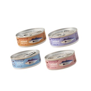 【Abao】肉泥TUTU土魠罐 綿密肉泥貓主食罐 全齡貓適用 細緻肉泥 雞白濃湯 無人工膠, 1個, TUTU土魠魚佐鮮魚 貓咪主食罐*24, 混合口味