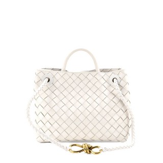 보테가 베네타 중고 안디아모 탑 핸들 인트레치아토 나파 스몰 사첼 백