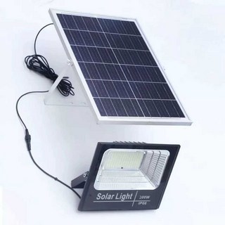 태양광 led 야외 조명 농촌 보안등 주택 정원 투광기, 80W 리모컨+광센서+타이머 10m