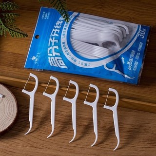 牙線棒100支 超細扁線牙線棒 弓形牙線棒 口腔護理牙線棒 牙縫刷, 1個, 100/包, 100支