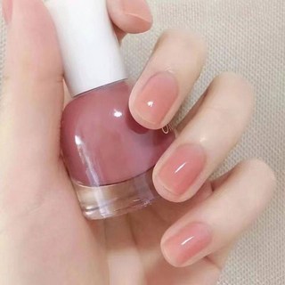 油性指甲油,色彩飽和持久不易掉色,多種時尚色彩選擇,輕鬆打造亮麗美甲, 1個, 31冰透蜜桃粉, 31冰透蜜桃粉