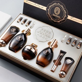 人蔘籽多肽奢寵護膚十二件套 - 修護抗老 強韌撫紋 高端禮盒, 1個, AIN.SDD人蔘籽多肽奢寵護膚十二件套