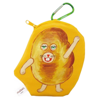 【M.M小舖】 『現貨』 Kenelephant 轉蛋 扭蛋 麵包小偷扣環外出小物包 麵包小偷 小物包 全5款, 1個, B款/假的麵包小偷款