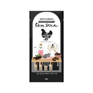 【韓國朝貢】5km stick 犬貓營養肉泥 - 烏骨雞(元氣), 1個, 黑色