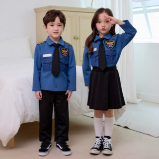 아동 경찰복 코디 넥타이 단품
