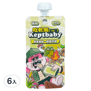 COUCH POTATO 沙發馬鈴薯 吃軟飯貓咪主食餐包, 野營雞蛙, 60g, 6入