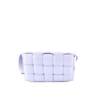 보테가 베네타 중고 카세트 패딩 맥시 인트레치아토 레더 스몰 크로스 백