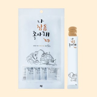 【韓國朝貢】我愛系列肉泥 山羊奶 紅螃蟹 紅鯛魚 銀刀魚 寵物零食 15g x 4入, 1個, 我愛紅鯛魚