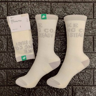 NIKE EVERYDAY PLUS 舒適運動長襪 (1入) - PSM街頭潮流選, DR9736-133,S(21-24cm), 1個, 白色