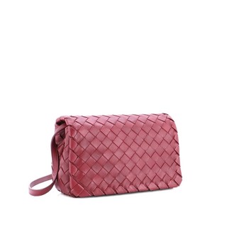 보테가 베네타 중고 컨버터블 플랩 숄더 백 인트레치아토 나파 스몰 크로스 백