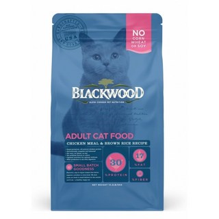 柏萊富 Blackwood 貓飼料 特調/無穀系列 幼貓 成貓 全齡貓 4LB, 1個, 柏萊富 成貓亮毛 (雞肉+米) 4LB