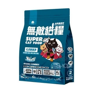 無敵貓糧 貓飼料 優質蛋白質, 1個, 大洋鮮極魚, 6kg, no this value