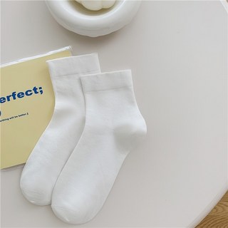 ScottyBear 那隻熊 冰淇淋色系 女襪 中筒襪 棉襪 白襪 Z01026